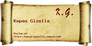 Kepes Gizella névjegykártya